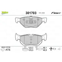 Valeo 301703 Remblokken