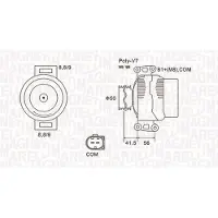 MAGNETI MARELLI 063732108010 Dynamo / Alternator