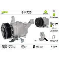 Valeo Airco-compressor ORIGINS - NEW O.E. TECHNOLOGIE 814725