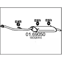 MTS 01.69050 Einddemper