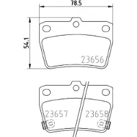 Hella 8DB 355 010-521 Remblokken