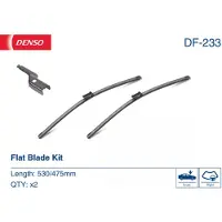 Denso Flatblade Wisserset DF-233 Denso voor o.a. SEAT, VOLKSWAGEN