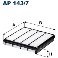 FILTRON Luchtfilter AP 143/7