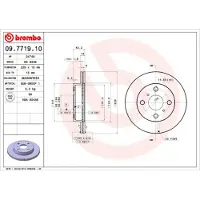 Brembo Remschijf 09.7719.10