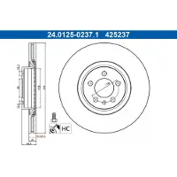 Ate 24.0125-0237.1 Remschijf