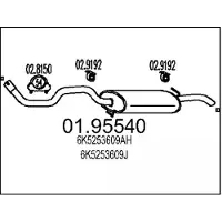 MTS 01.95540 Einddemper