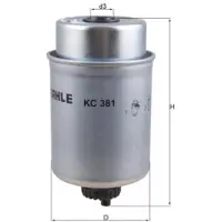 MAHLE ORIGINAL KC 381 Brandstoffilter
