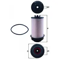 MAHLE ORIGINAL Brandstoffilter KX 181D