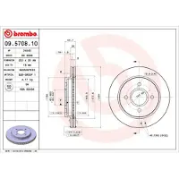Brembo Remschijf 09.5708.10