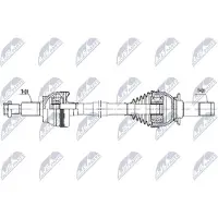 NTY NPW-JG-014 Aandrijfas