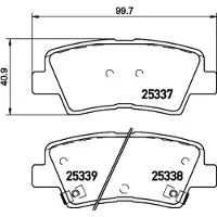 Brembo Remblokkenset, schijfrem P 30 101