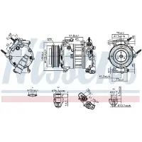 Nissens Compressor airconditioning 890589