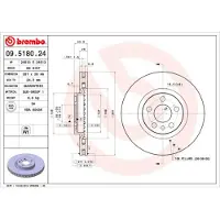 Brembo 09.5180.24 Remschijf
