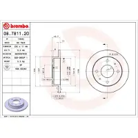 Brembo 08.7811.20 Remschijf