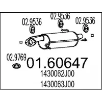MTS 01.60647 Einddemper