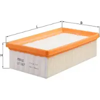 MAHLE ORIGINAL LX 5867 Luchtfilter