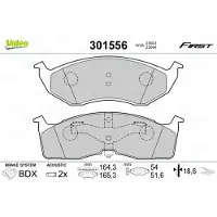 Valeo 301556 Remblokken