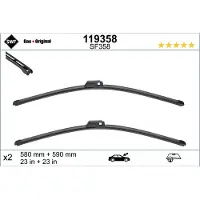 SWF Ruitenwisser 119358 SWF voor o.a. AUDI