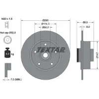 Textar 92196003 Remschijf