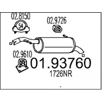 MTS 01.93760 Einddemper
