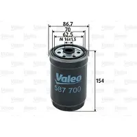 Valeo 587700 Brandstoffilter