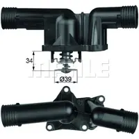 MAHLE ORIGINAL TI 24 95 Thermostaat, koelvloeistof