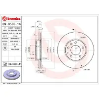 Brembo Remschijf 09.9585.11