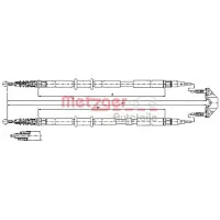 METZGER AUTOTEILE 11.5952 Handremkabel