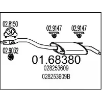 MTS 01.68380 Einddemper