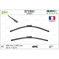 Valeo Ruitenwisserenset 577851 Valeo voor o.a. MERCEDES-BENZ