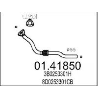 MTS 01.41850 Voorpijp