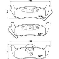HELLA PAGID Remblokkenset, schijfrem 8DB 355 012-181