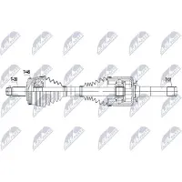NTY NPW-LR-055 Aandrijfas