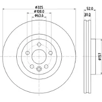Hella Remschijf 8DD 355 123-111