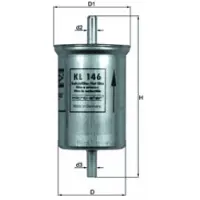Knecht KL 146 Brandstoffilter