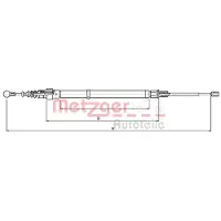METZGER Trekkabel, parkeerrem 10.7139