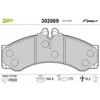 Valeo 302089 Remblokken