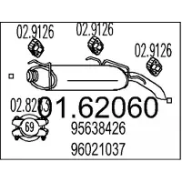 MTS 01.62060 Einddemper