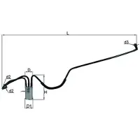 MAHLE ORIGINAL Brandstoffilter KL 553 Mahle voor o.a. CHRYSLER