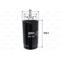 Valeo 586149 Oliefilter