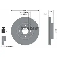 Textar Remschijf PRO 92334003, 1 stuk