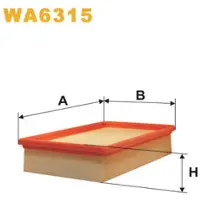 WIX FILTERS Luchtfilter WA6315