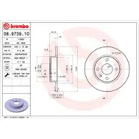 Brembo Remschijf 08.9739.10