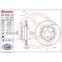 Brembo Remschijf 09.9793.11