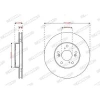 FERODO Remschijf DDF2574, 2 stuk