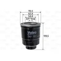 Valeo 587751 Brandstoffilter