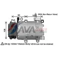 Ava Cooling FDAK674 Aircopomp