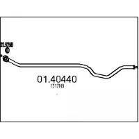 MTS Uitlaatpijp 01.40440