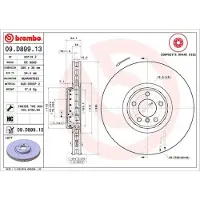 Brembo Remschijf 09.D899.13