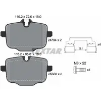 Textar 2470401 Remblokken